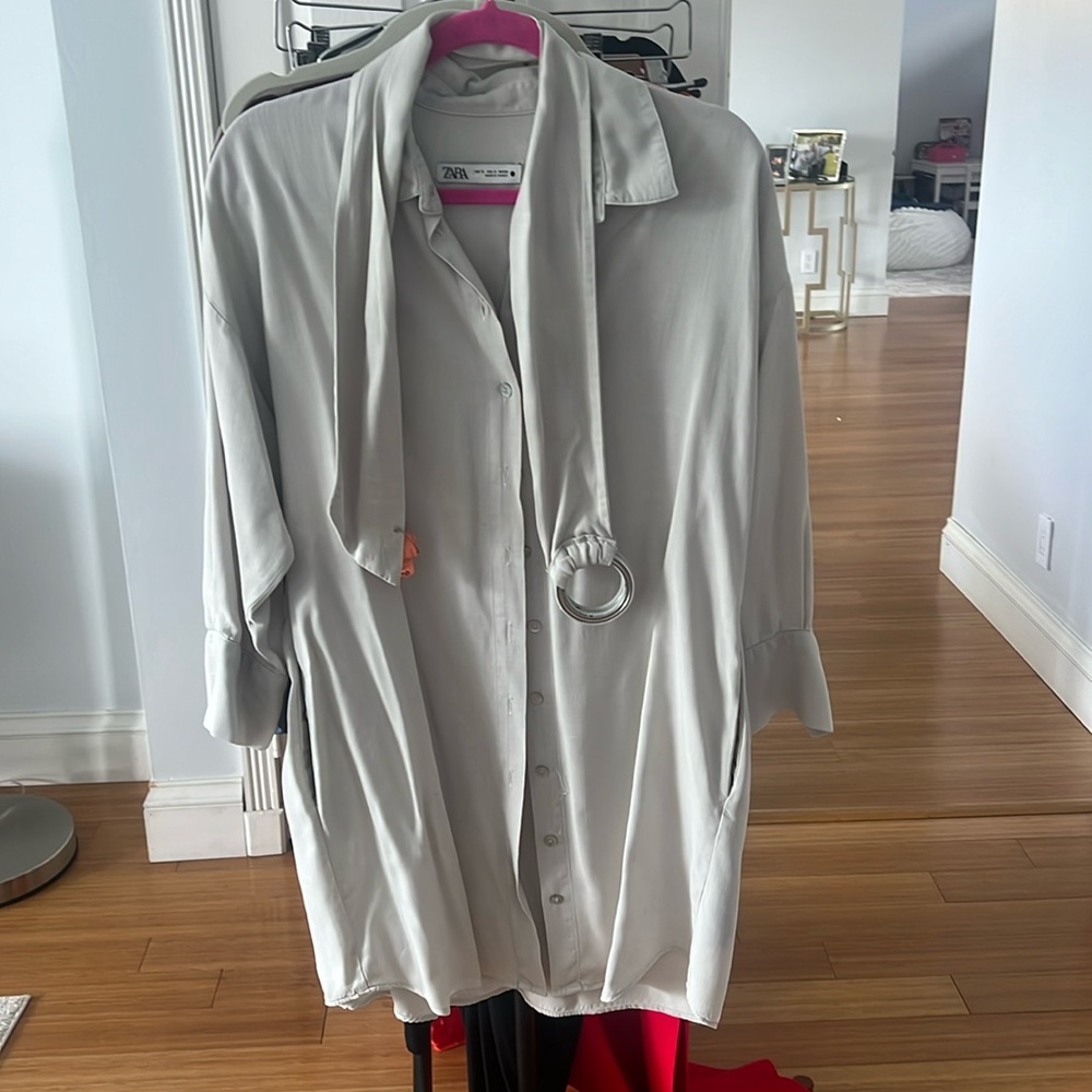Zara belted dress